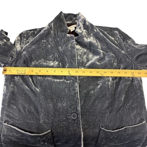 Sundance Beau Velvet Silk Blend Lined Floral Blazet Jacket Women’s Size 4 - Picture 12 of 14